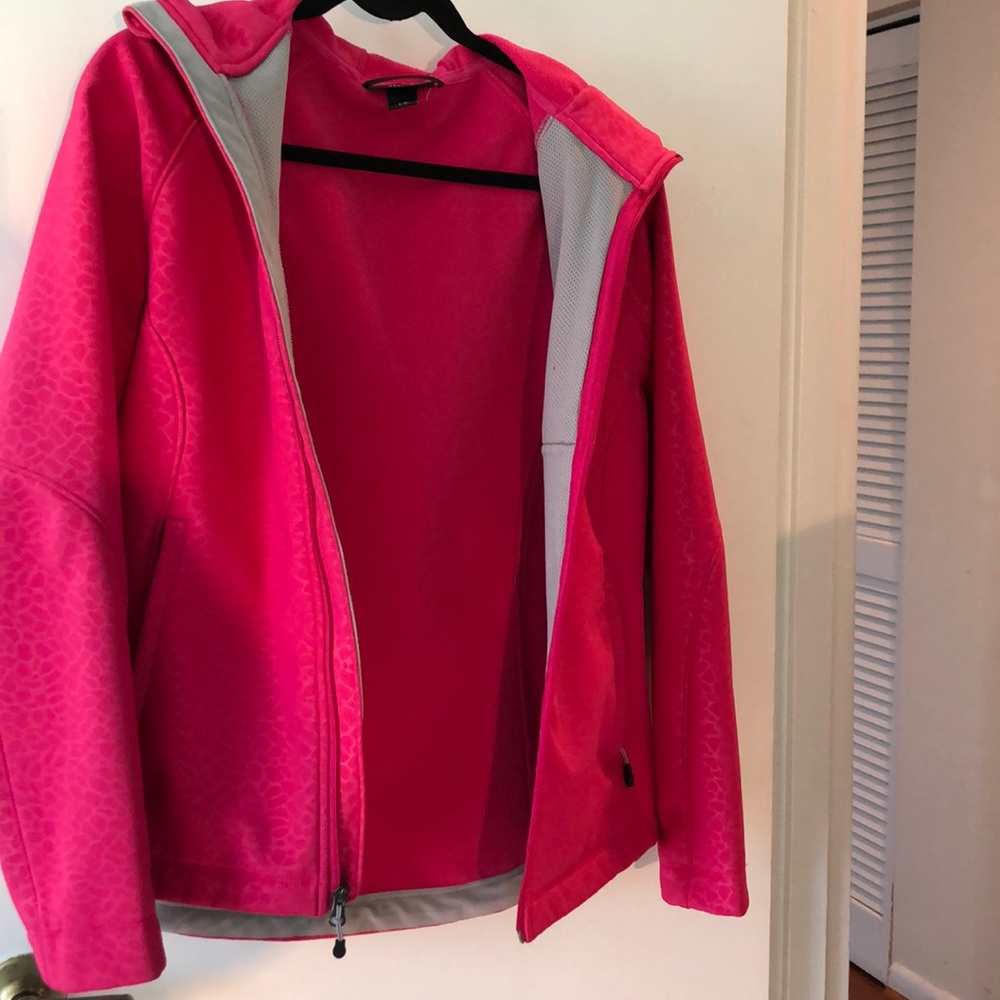 Pink athletic jacket
